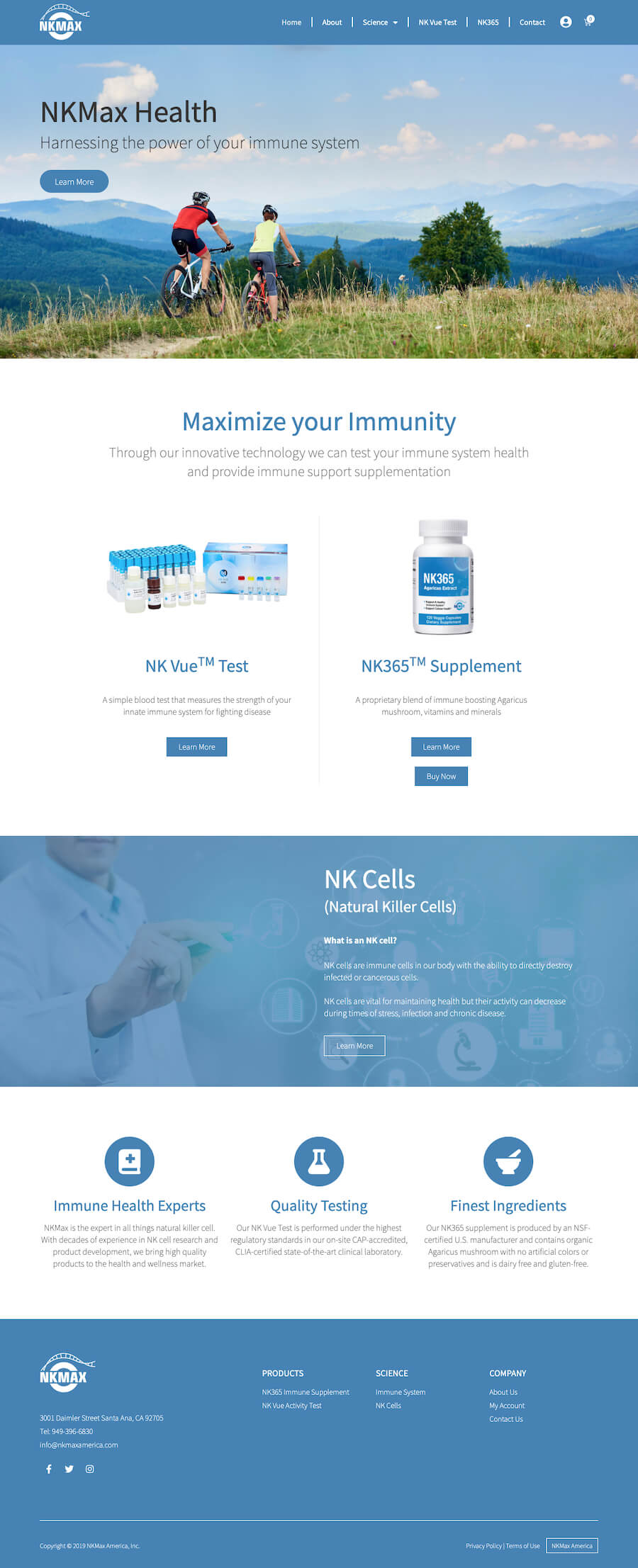 NKMax Health Website